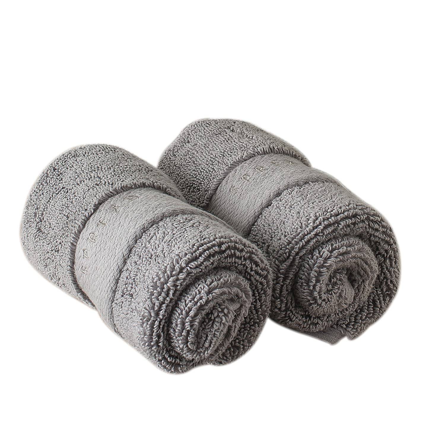 LOVIO STORE Cotton Solid Face Towel Below 300 GSM ( Pack of 2 ) - Grey LOVIO STORE Cotton Solid Face Towel Below 300 GSM ( Pack of 2 ) - Grey