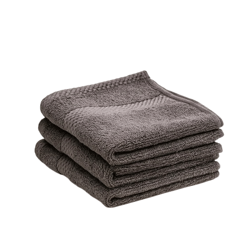 LOVIO STORE Cotton Solid Face Towel Below 300 GSM ( Pack of 3 ) - Grey LOVIO STORE Cotton Solid Face Towel Below 300 GSM ( Pack of 3 ) - Grey