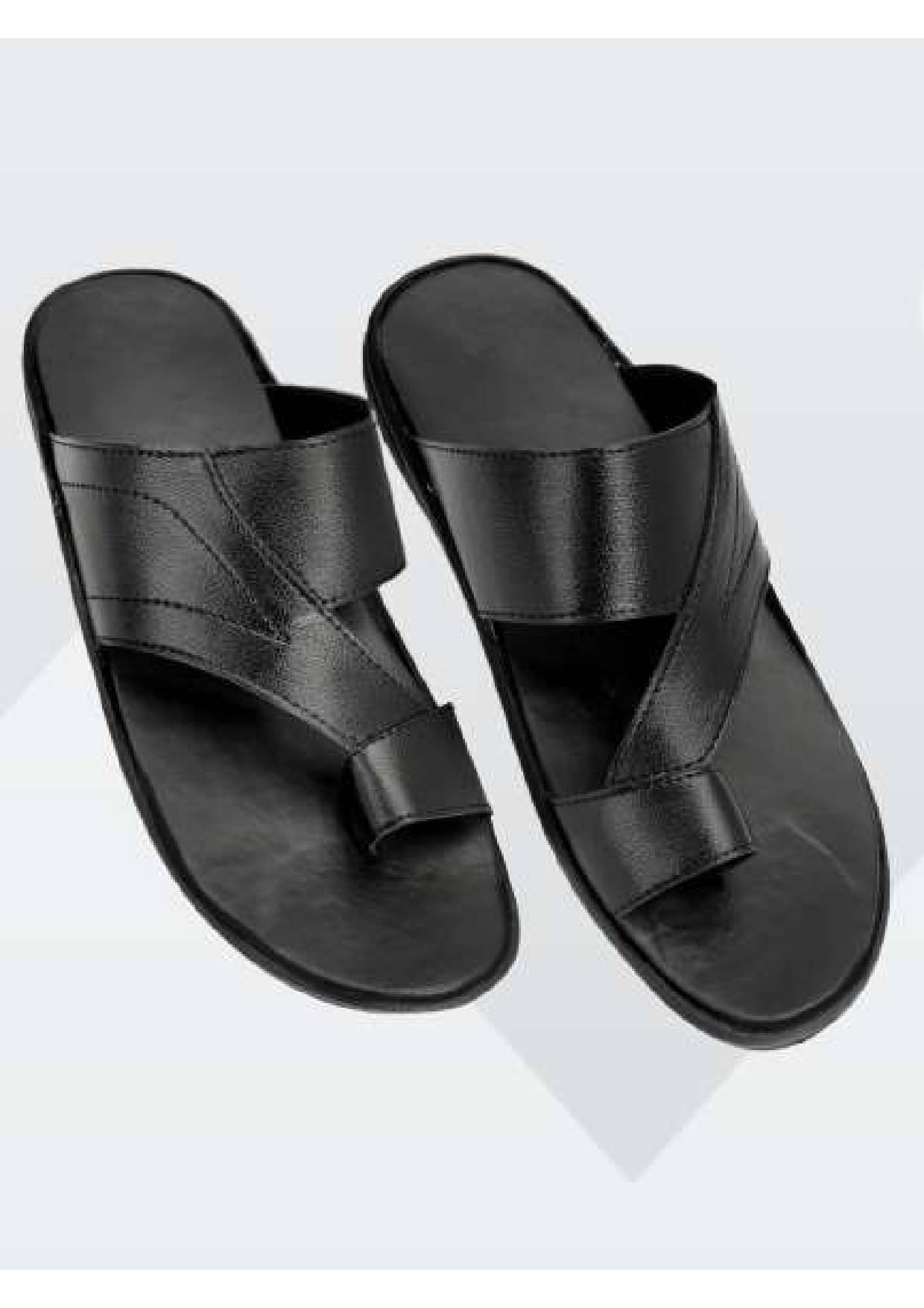     			LYO EAGER Black Men's Slide Flip Flop