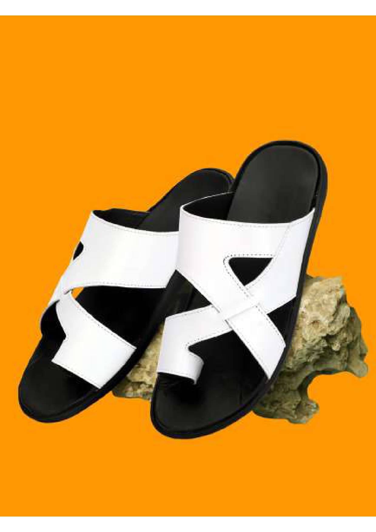     			LYO EAGER - White Men's Sandals
