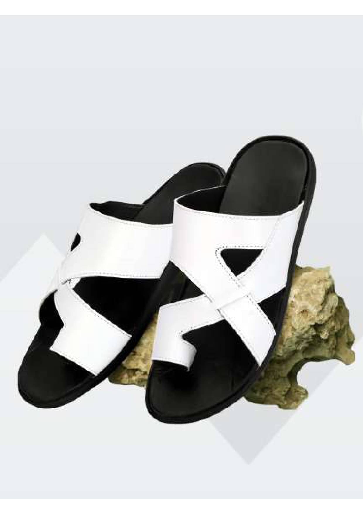     			LYO EAGER - White Men's Sandals