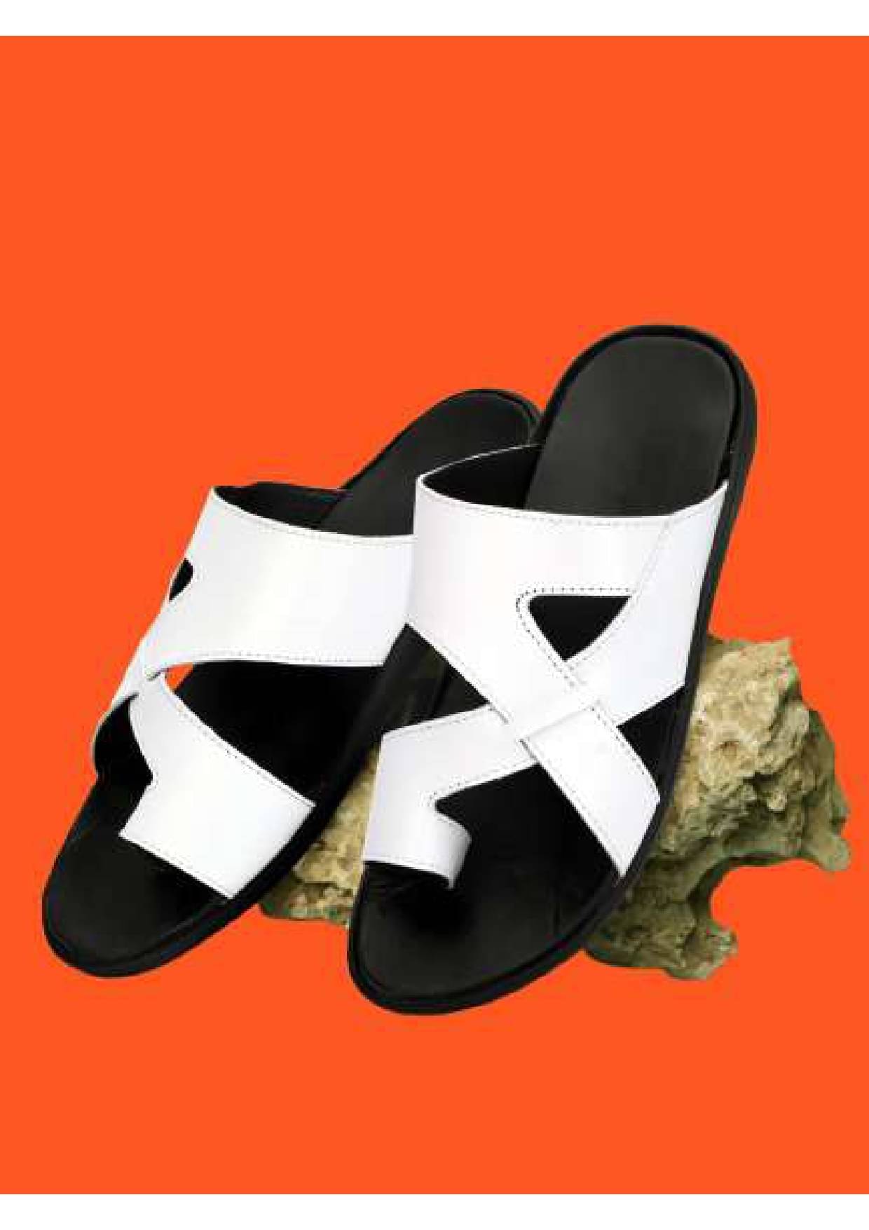    			LYO EAGER - White Men's Sandals
