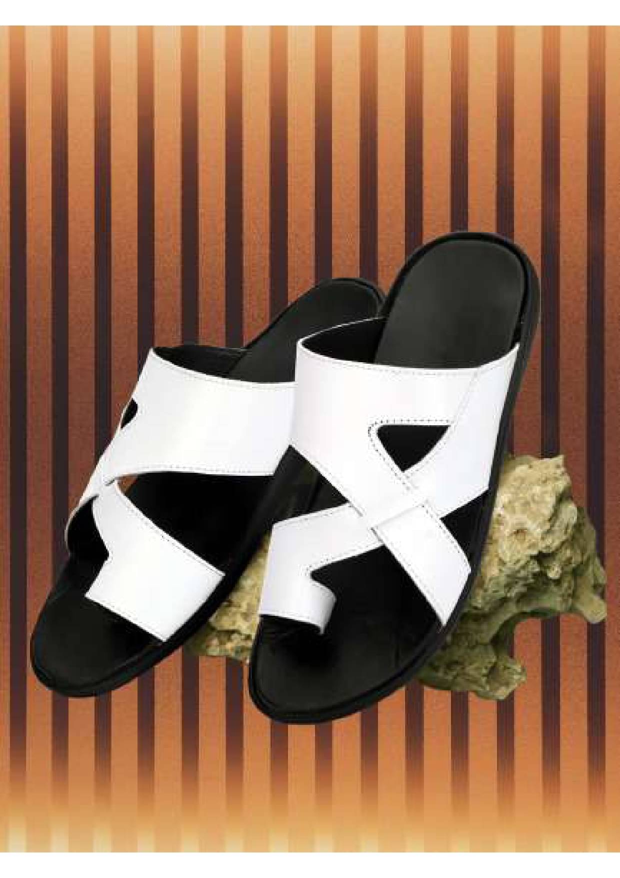     			LYO EAGER - White Men's Sandals