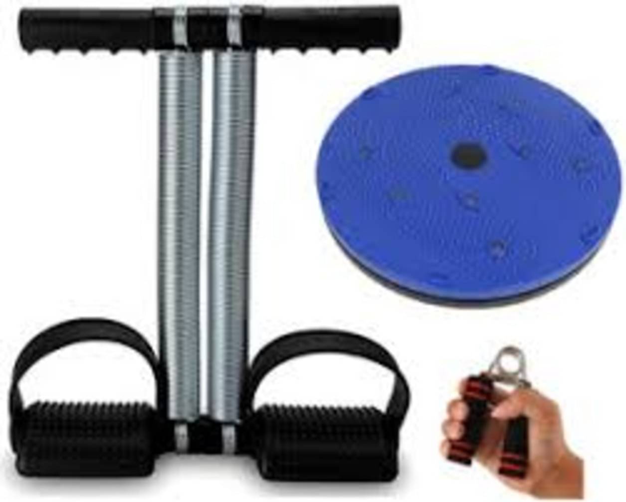MAGZI-DOUBLE SPRING TUMMY TRIMMER & TUMMY TWISTER FOAM HAND GRIP MAGZI-DOUBLE SPRING TUMMY TRIMMER & TUMMY TWISTER FOAM HAND GRIP