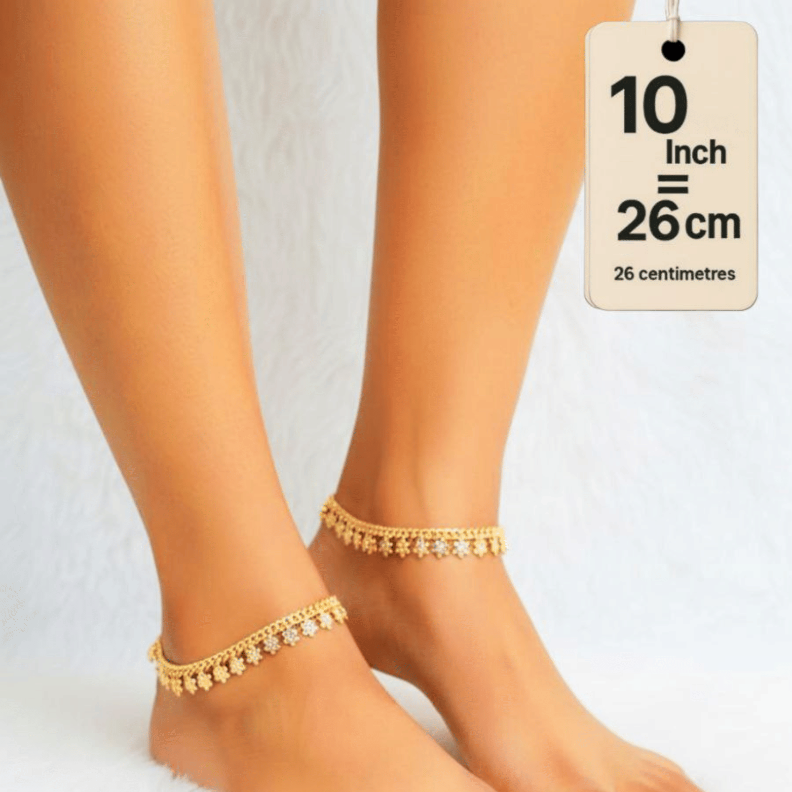 METTI MOHAN TRADERS Gold Anklets ( Pack of 1 ) METTI MOHAN TRADERS Gold Anklets ( Pack of 1 )