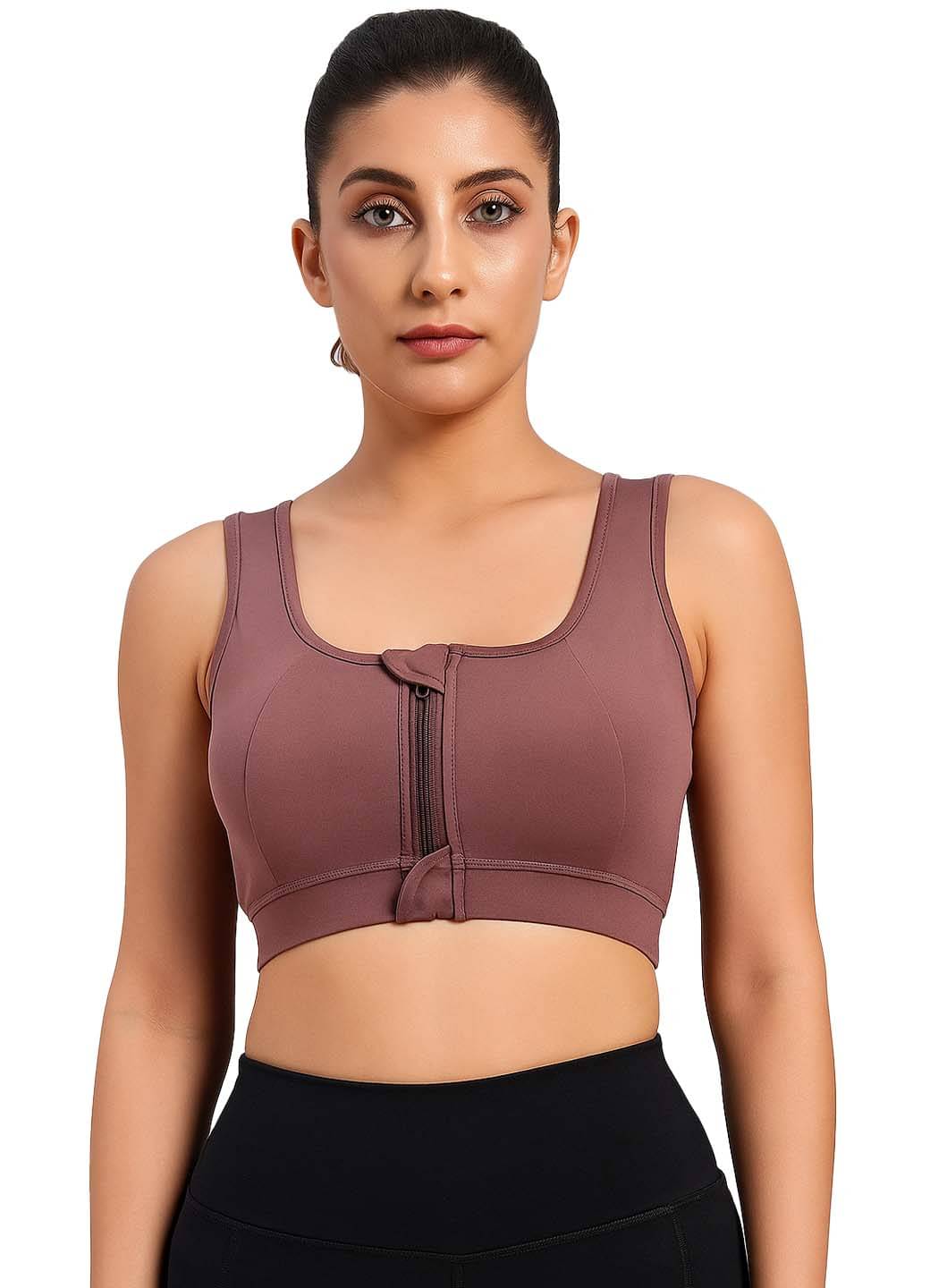 MULTIWA Pack of 1 Polyester Heavily Padded Sports Bra For Women ( Pink ) MULTIWA Pack of 1 Polyester Heavily Padded Sports Bra For Women ( Pink )