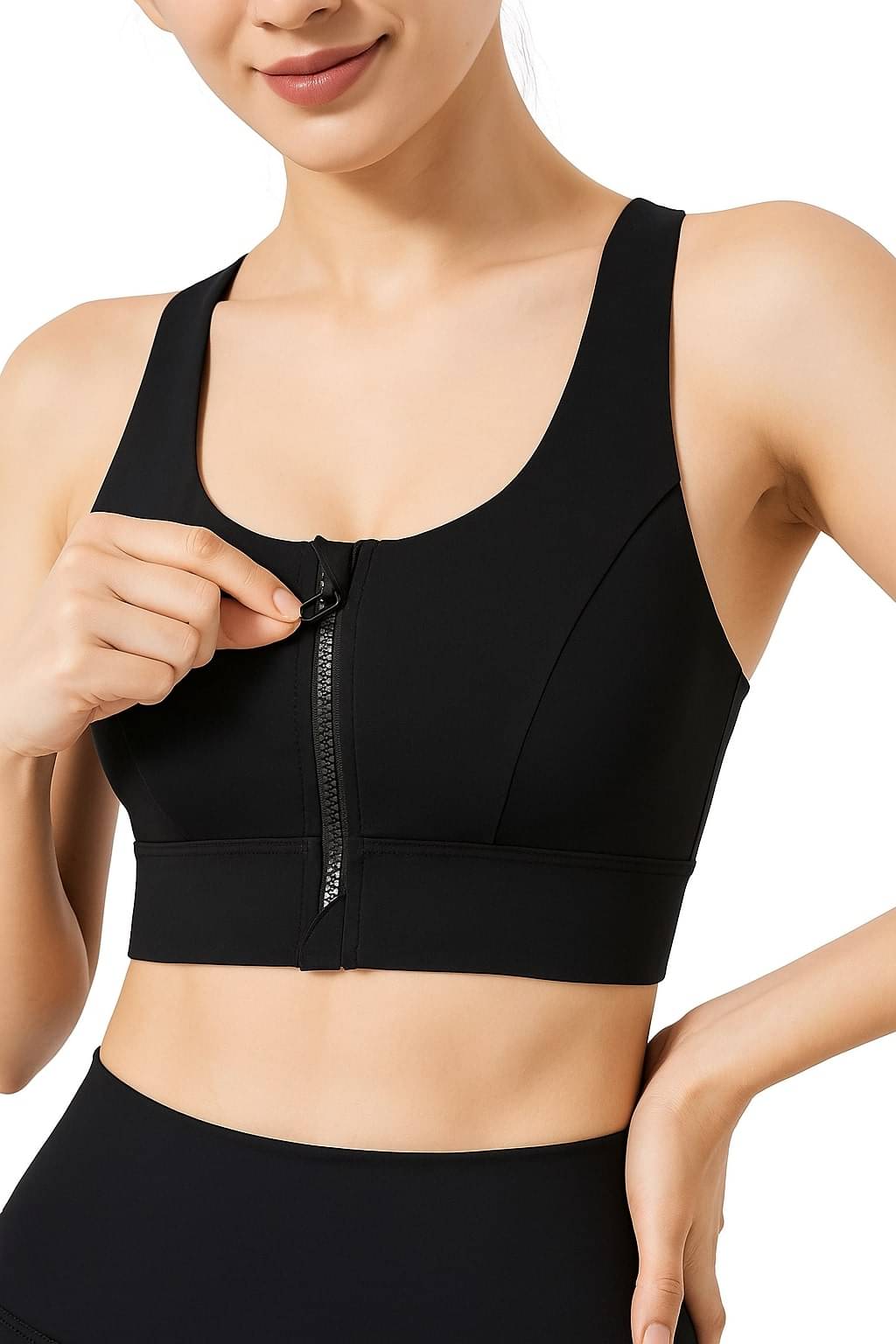     			MULTIWA Pack of 1 Polyester Heavily Padded Sports Bra For Women ( Black )