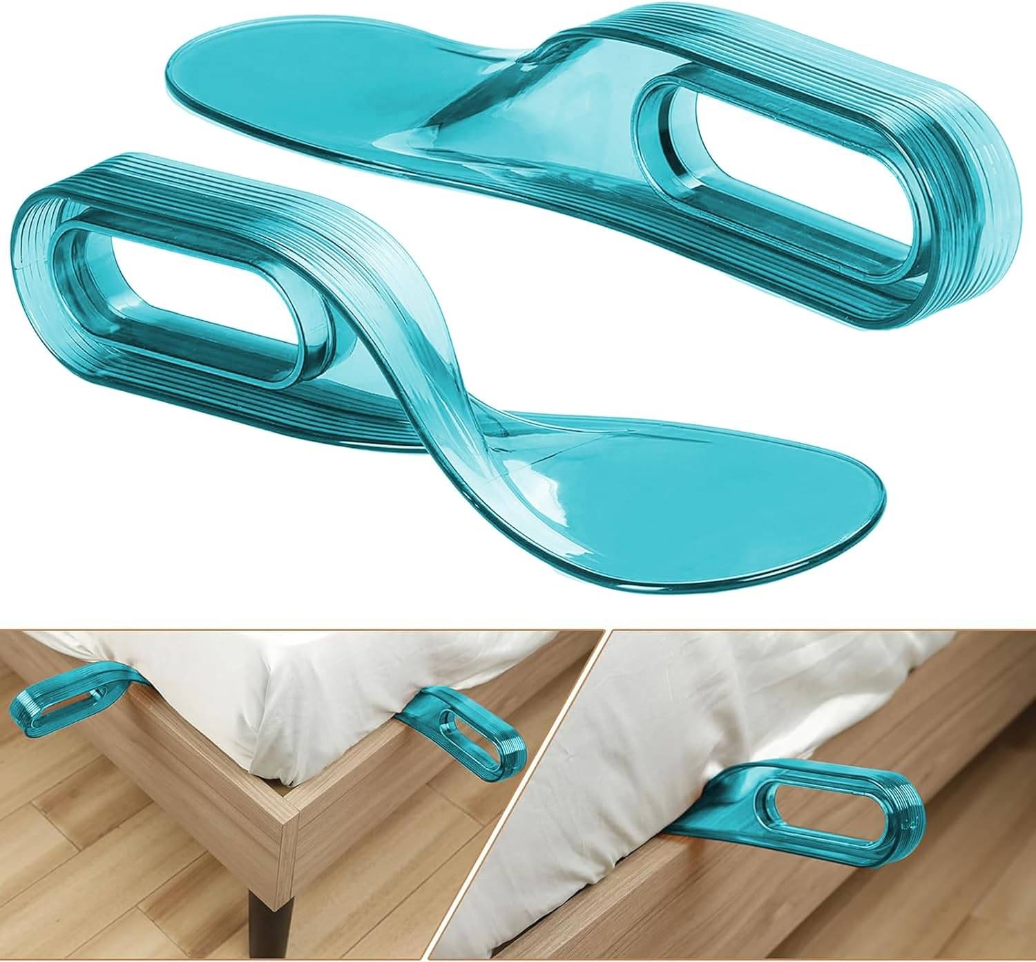     			Mattress Lifter/Bed Sheet Tucker Tool (Pack of 2, Blue)