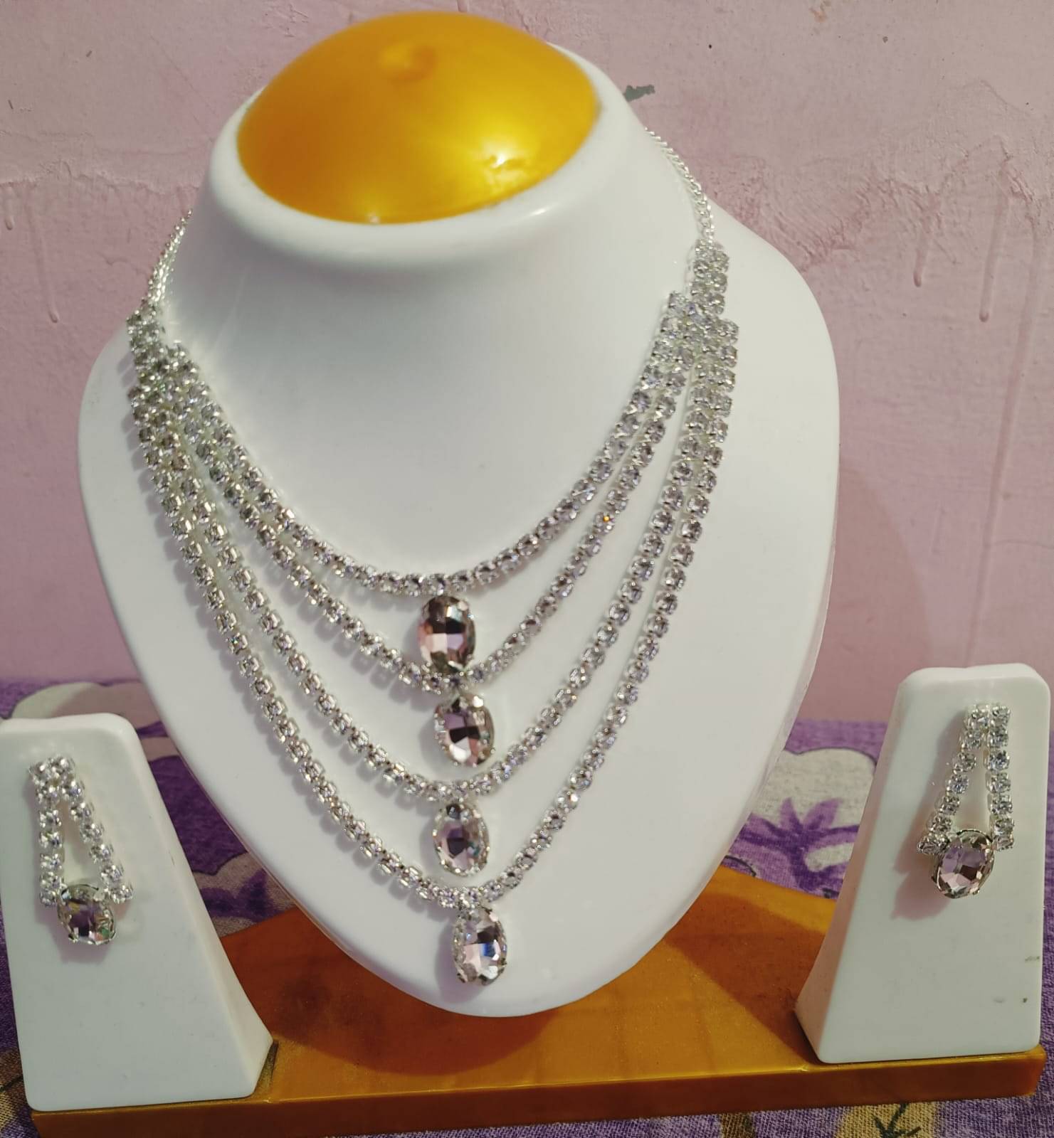 Multiple Collection Silver Religious Pendant With Chain ( Pack of 1 ) Multiple Collection Silver Religious Pendant With Chain ( Pack of 1 )