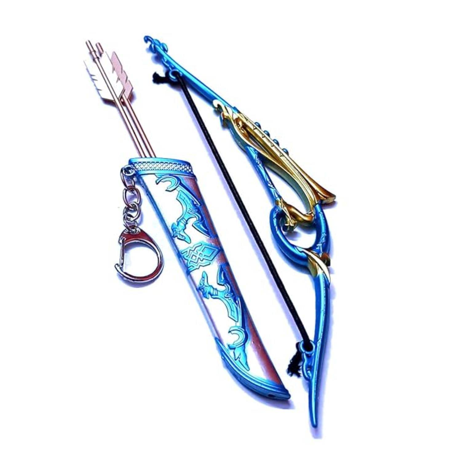 Orelius fire Blue Stainless Steel Keychain - Pack of 1 Orelius fire Blue Stainless Steel Keychain - Pack of 1