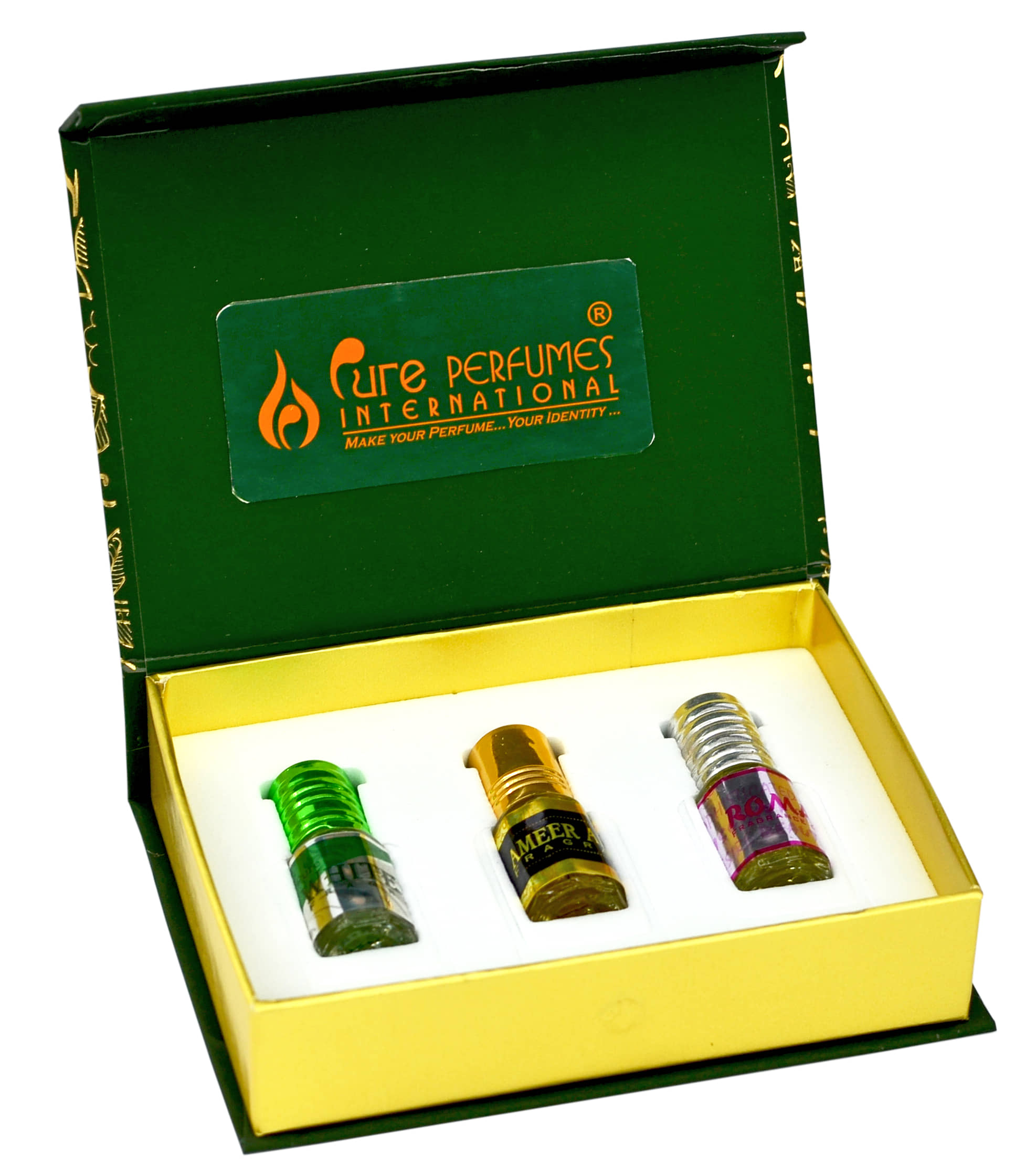 Pure Perfumes International Oud Non- Alcoholic 10ml Attar ( Pack of 3 )