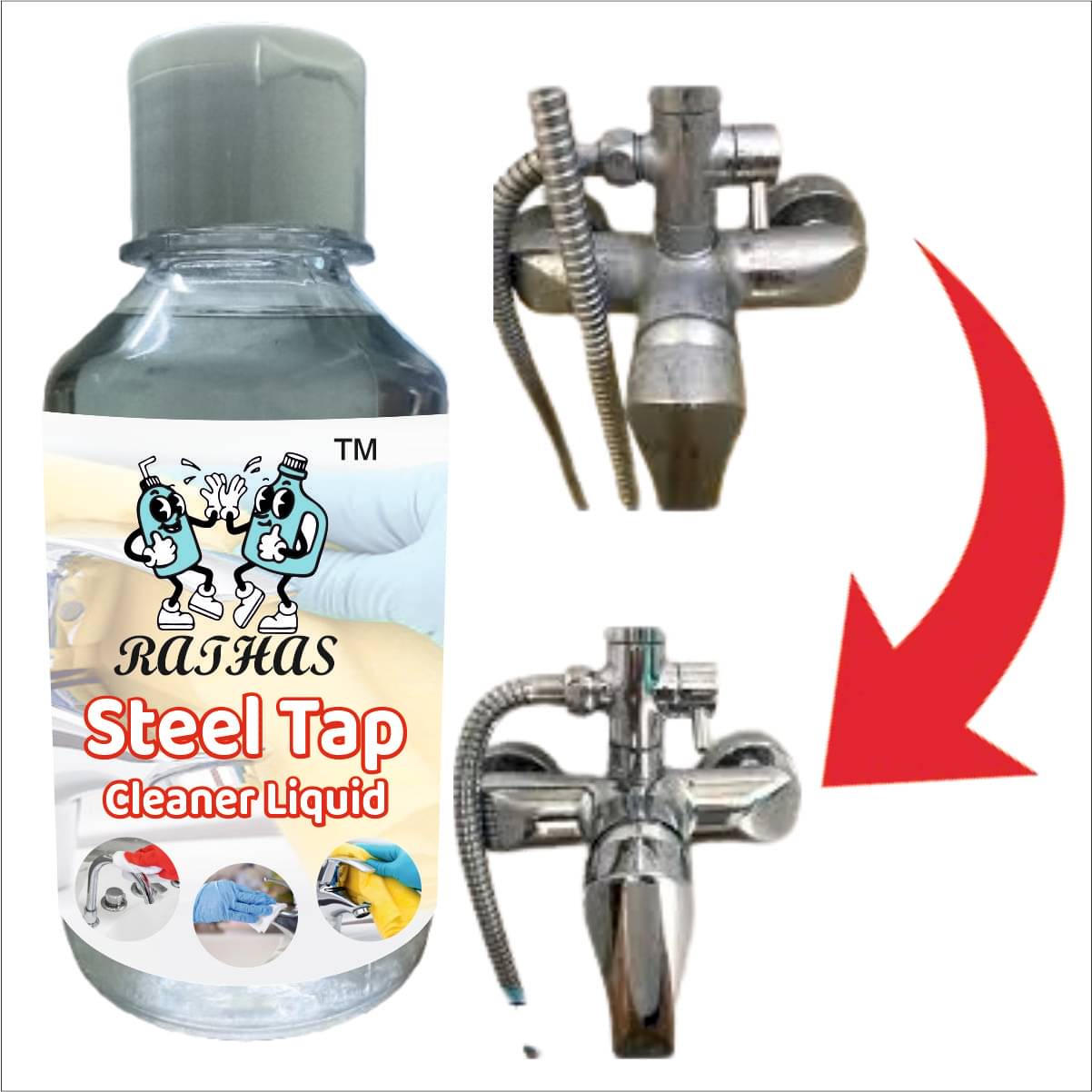     			RATHAS Bathroom Cleaner Ready to Use Liquid CITRUS 200