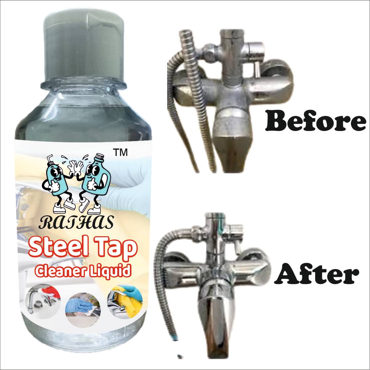     			RATHAS Bathroom Cleaner Ready to Use Liquid CITRUS 200