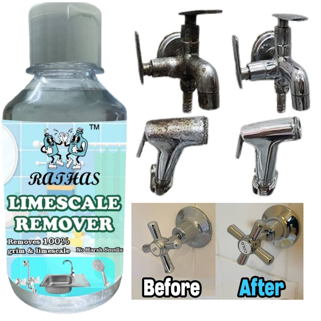     			RATHAS Bathroom Cleaner Ready to Use Liquid CITRUS 200