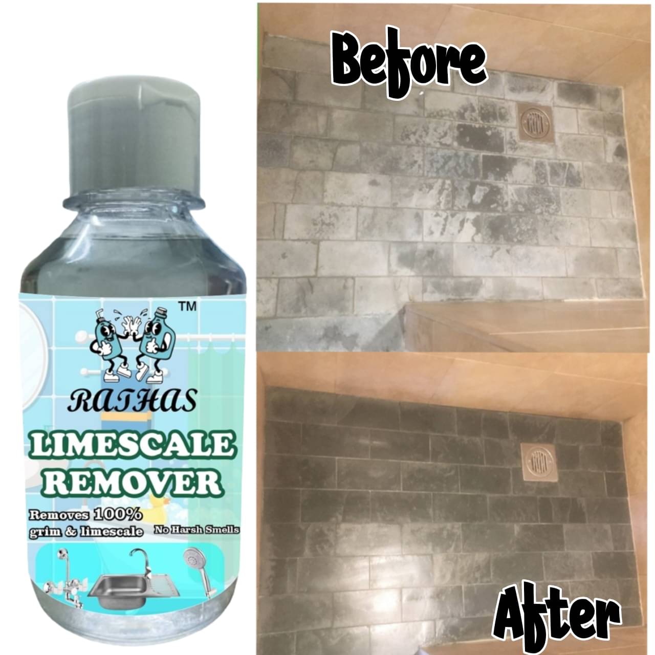     			RATHAS Bathroom Cleaner Ready to Use Liquid CITRUS 200