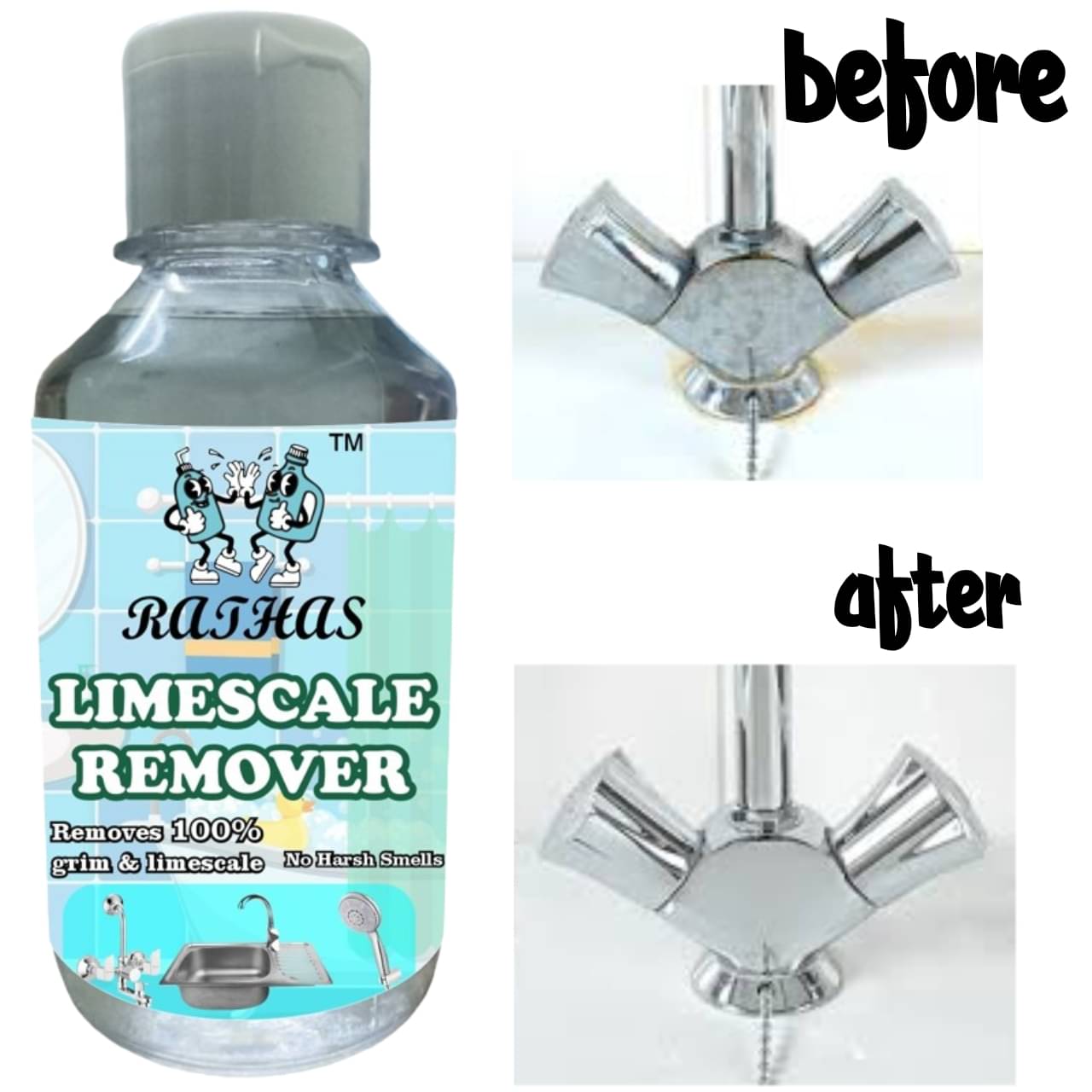 RATHAS Sink Cleaner Ready to Use Liquid CITRUS 200     			RATHAS Sink Cleaner Ready to Use Liquid CITRUS 200