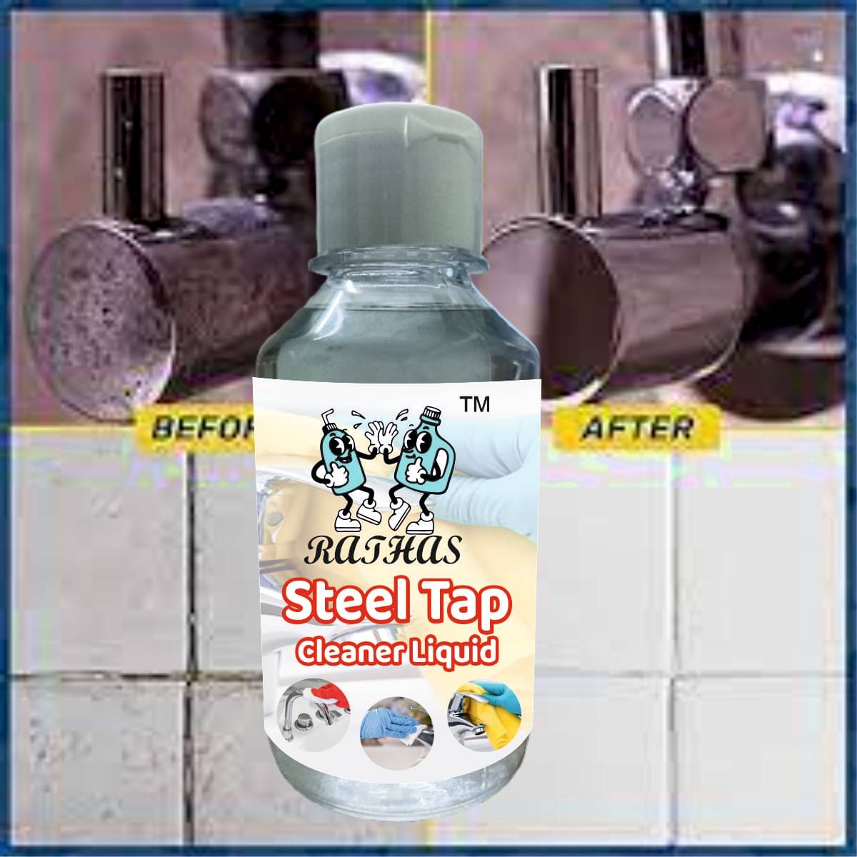 RATHAS Sink Cleaner Ready to Use Liquid CITRUS 200 RATHAS Sink Cleaner Ready to Use Liquid CITRUS 200