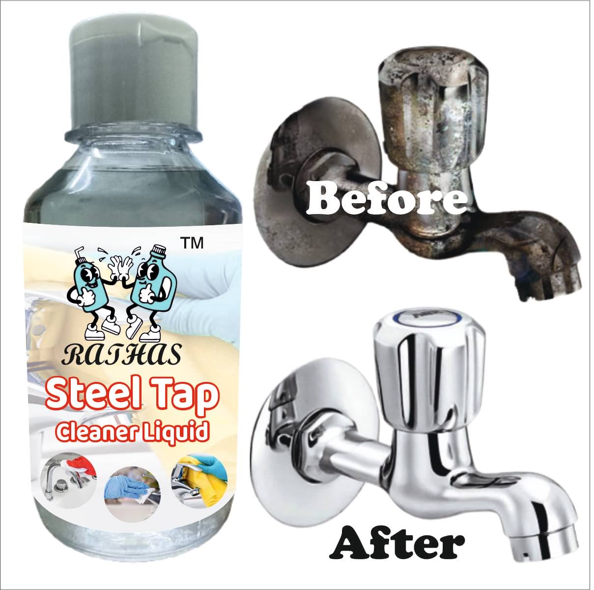 RATHAS Toilet Cleaner Ready to Use Liquid CITRUS 200     			RATHAS Toilet Cleaner Ready to Use Liquid CITRUS 200