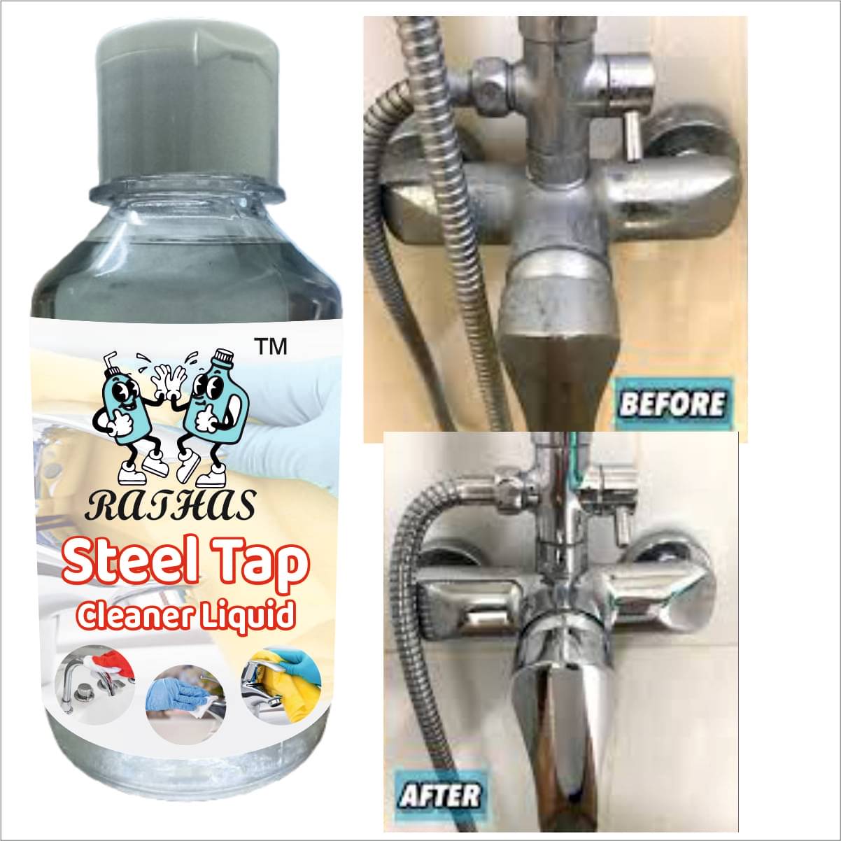     			RATHAS Toilet Cleaner Ready to Use Liquid CITRUS 200