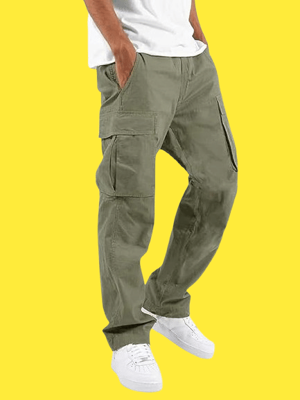     			REKHOLA Regular Men's Cargos - Olive Green ( Pack of 1 )
