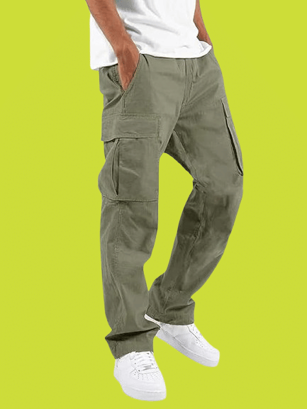     			REKHOLA Regular Men's Cargos - Olive Green ( Pack of 1 )