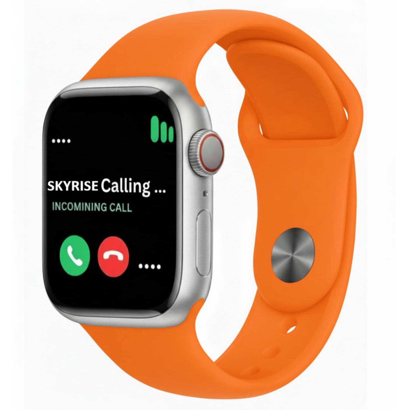 SKYRISE Limited Edition Smartwatch | Heart Rate | Steps | Wireless Charging Smartwatch (Orange Strap, 2.09 Inch Big Sunlight Proof Display) SKYRISE Limited Edition Smartwatch | Heart Rate | Steps | Wireless Charging Smartwatch (Orange Strap, 2.09 Inch Big Sunlight Proof Display)