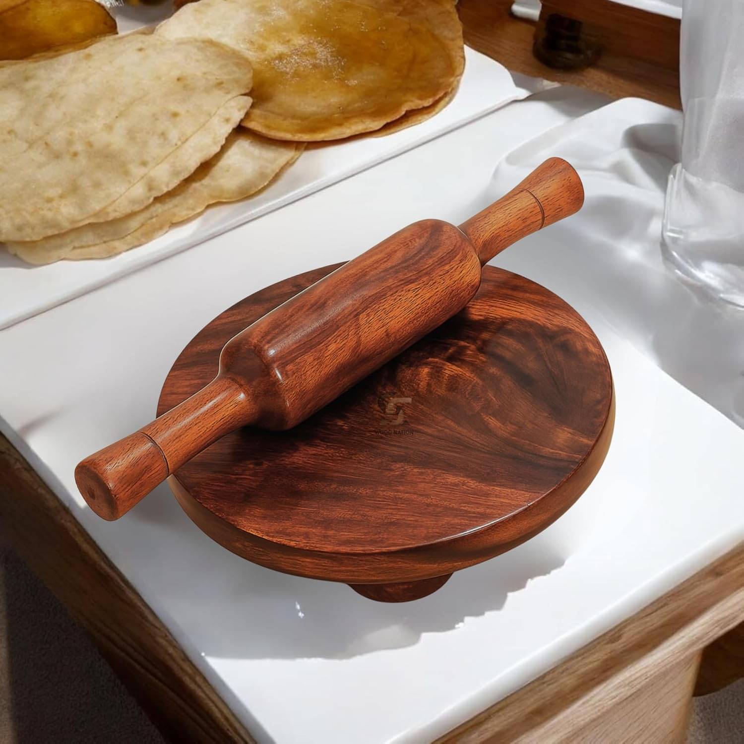     			SWH Wooden Rolling Pin Combo 1 Pc