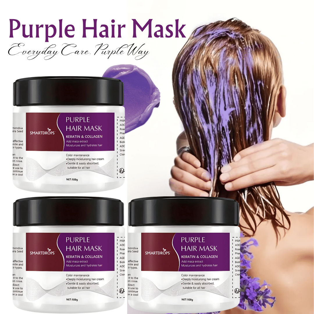     			Smartdrops Moisturizing Hair Mask For Straight Hair ( Pack of 3 )