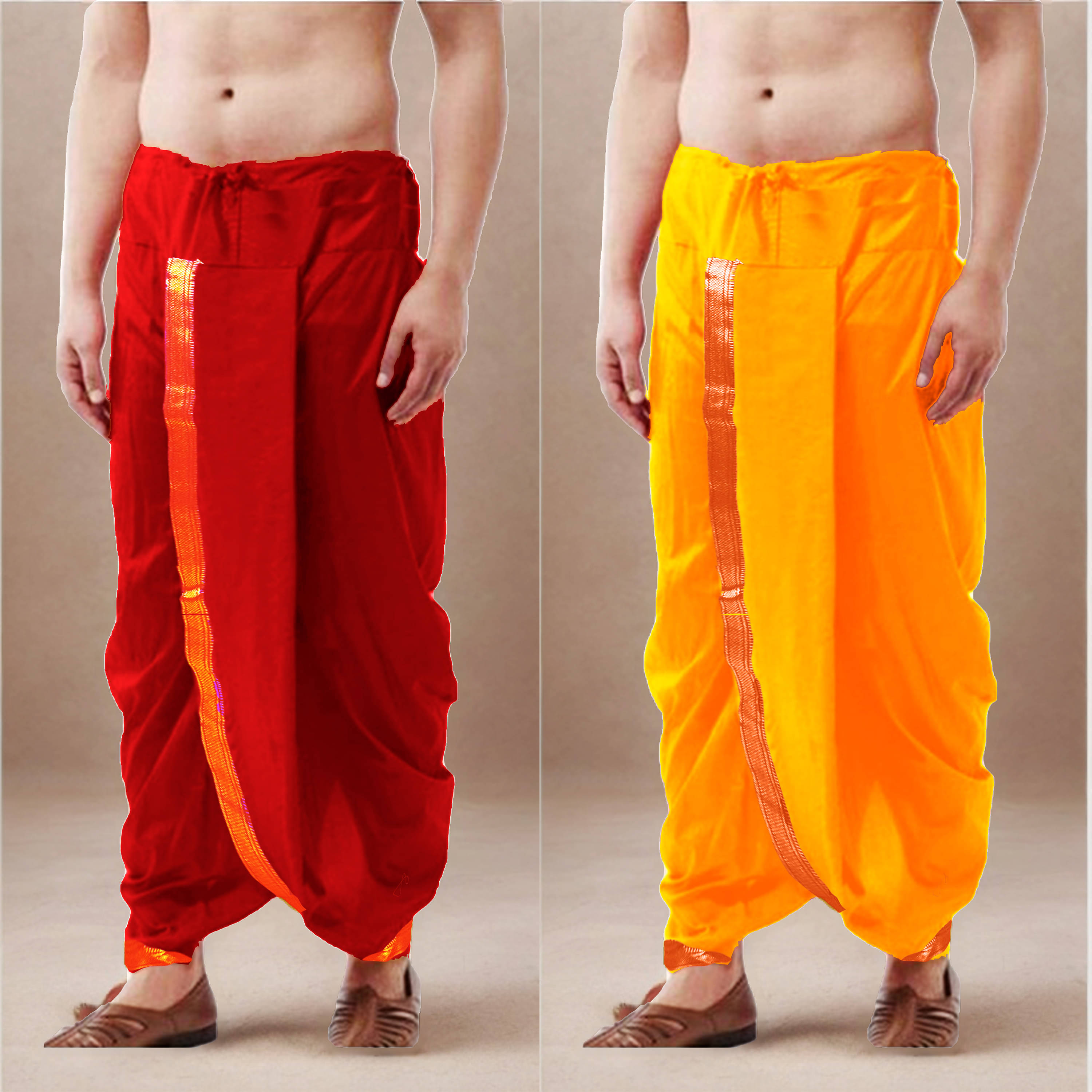 Spewim Polyester Men's Dhoti Red ( Pack of 2 ) Spewim Polyester Men's Dhoti Red ( Pack of 2 )