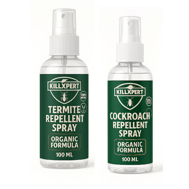     			Termite & Cockroach Spray Combo | Herbal Wood Protector & Cockroach Repellent | 100ml Each (Pack of 2)