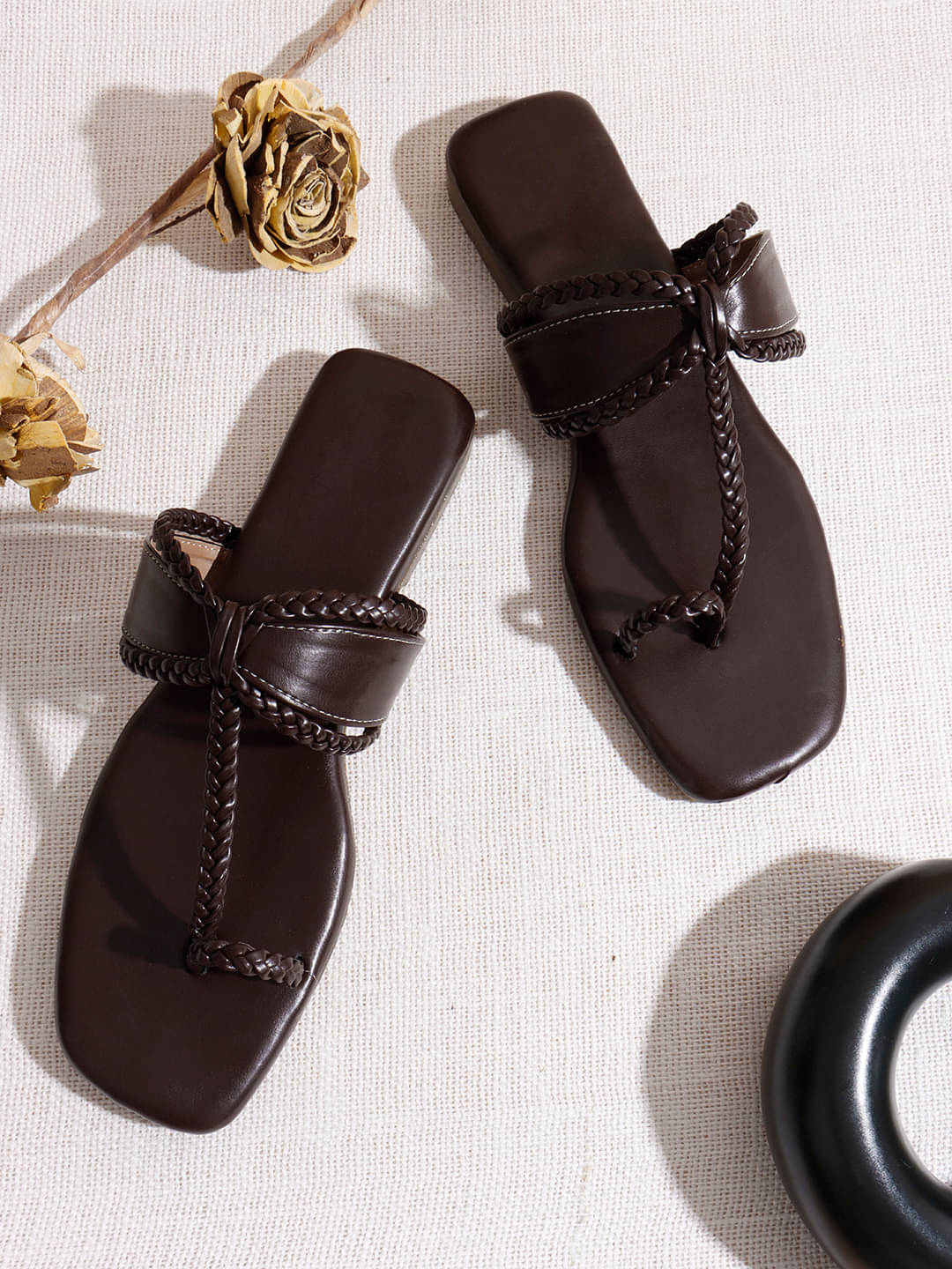 Try me Brown Women's Flats Try me Brown Women's Flats