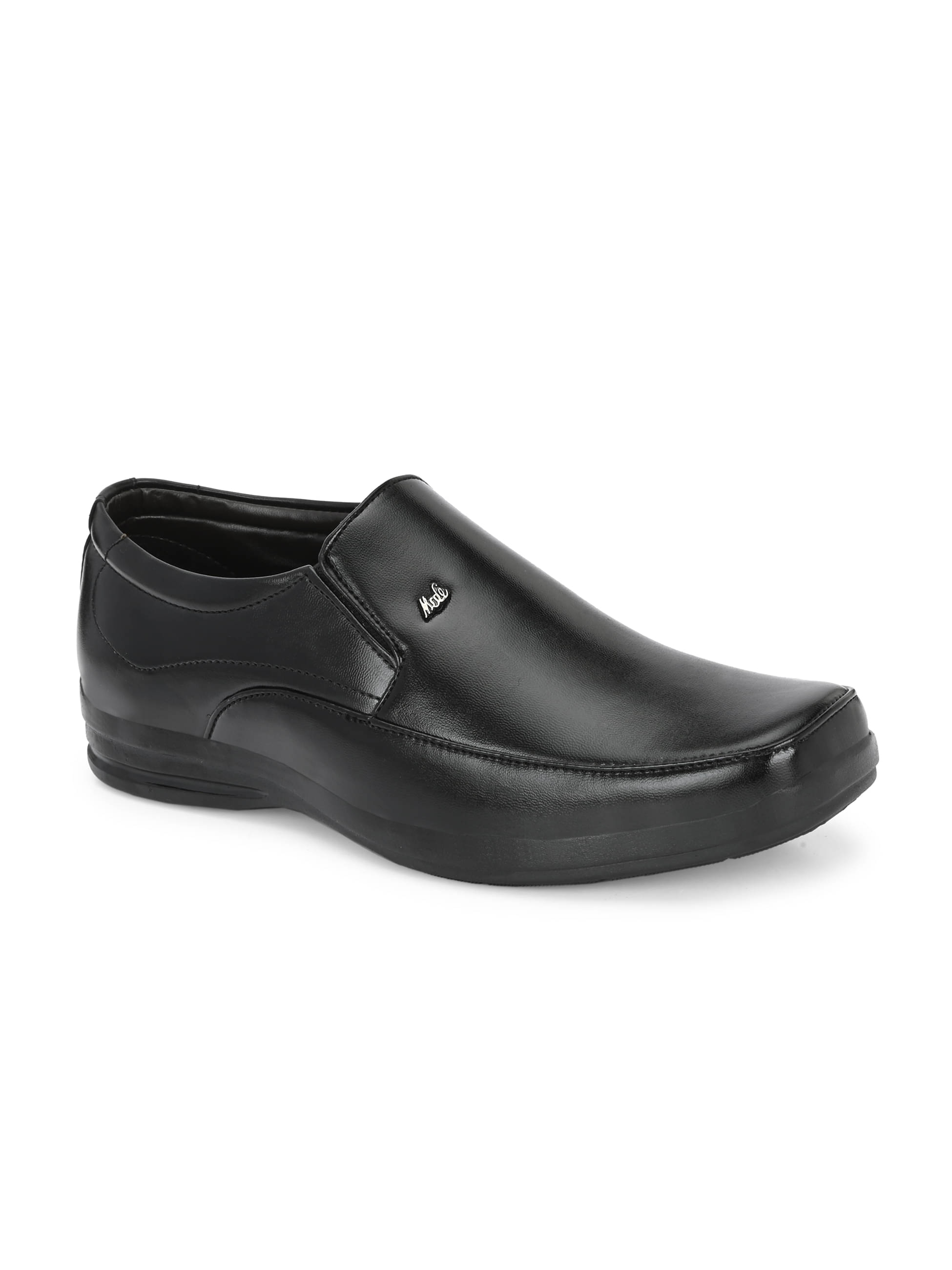     			VEESHOE Black Men's Mocassin Formal Shoes