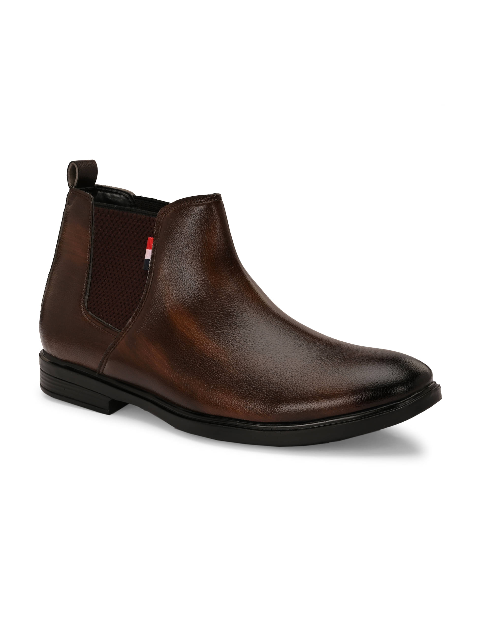     			VEESHOE Brown Men's Chelsea Boots