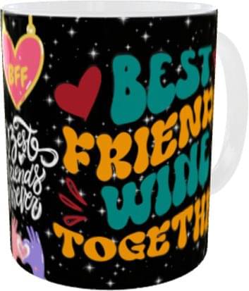 Vihaan Fashions Multicolor Ceramic Gifting Mug     			Vihaan Fashions Multicolor Ceramic Gifting Mug