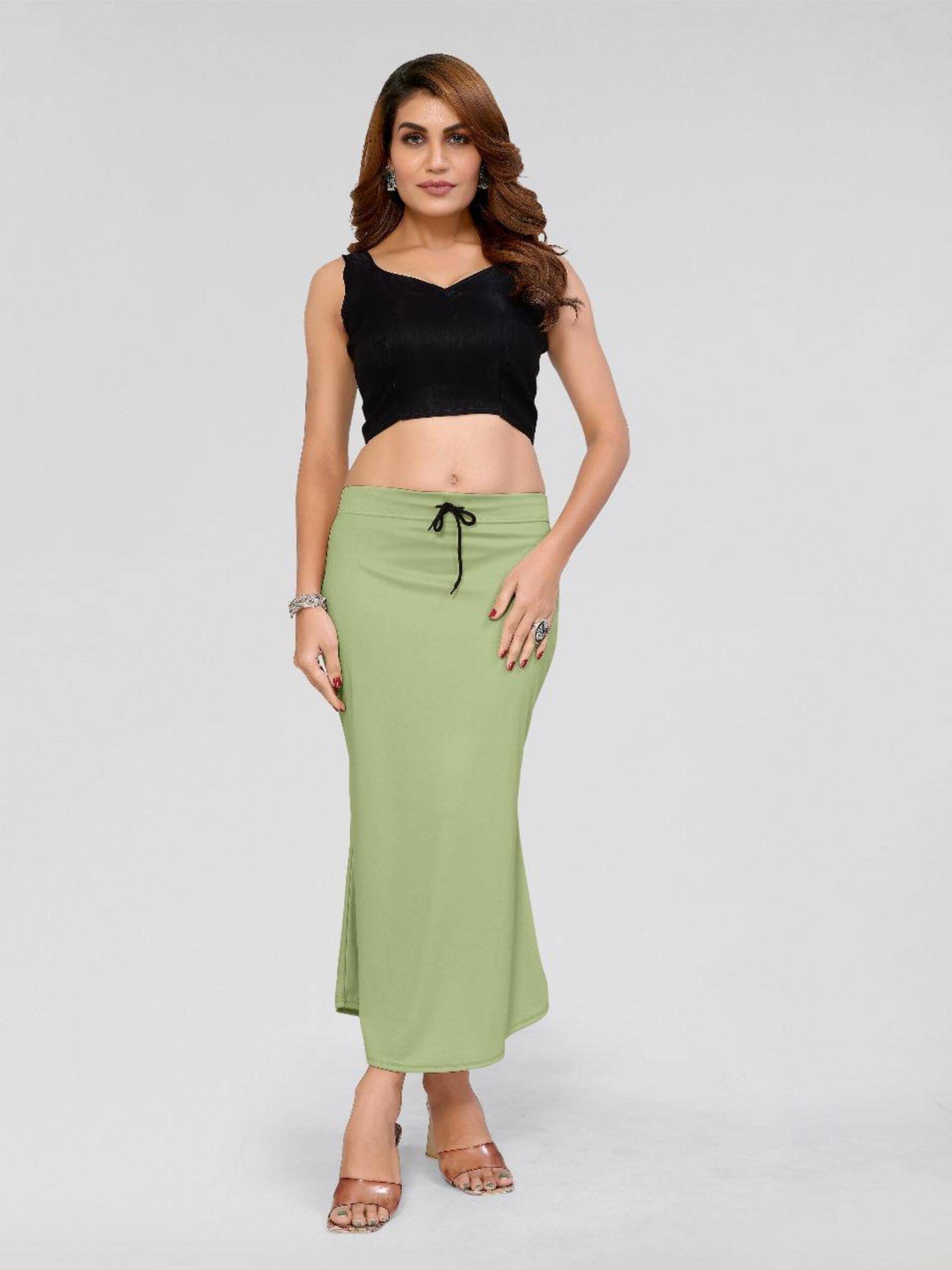     			Viya Fashion Petticoat ( Lime Green , Pack of 1 )