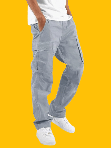     			Woozie Regular Men's Cargos - Light Grey ( Pack of 1 )