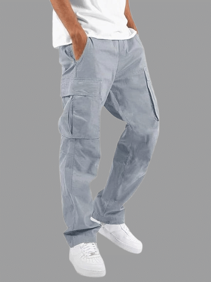     			Woozie Regular Men's Cargos - Light Grey ( Pack of 1 )