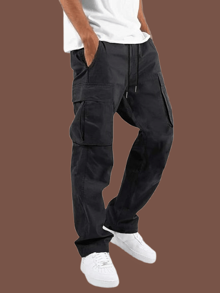     			Woozie Regular Men's Cargos - Black ( Pack of 1 )