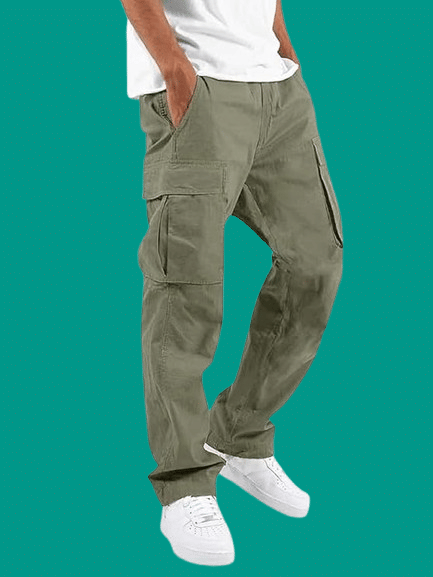     			Woozie Regular Men's Cargos - Olive Green ( Pack of 1 )