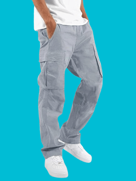     			Woozie Regular Men's Cargos - Light Grey ( Pack of 1 )
