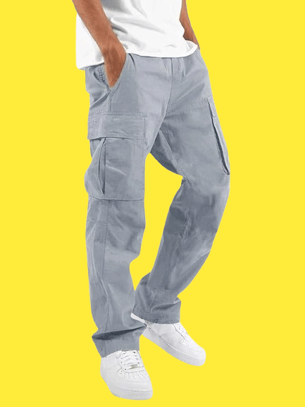     			Woozie Regular Men's Cargos - Light Grey ( Pack of 1 )