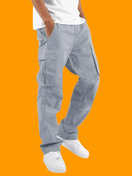     			Woozie Regular Men's Cargos - Light Grey ( Pack of 1 )