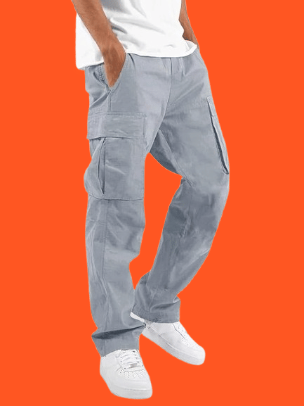     			Woozie Regular Men's Cargos - Light Grey ( Pack of 1 )