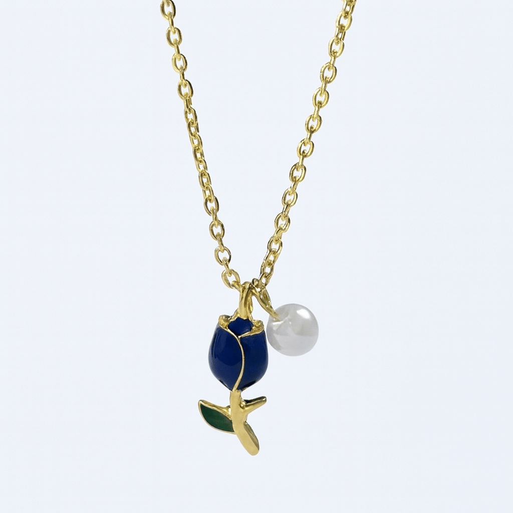     			draky jewels Navy Blue Pendant ( Pack of 1 )