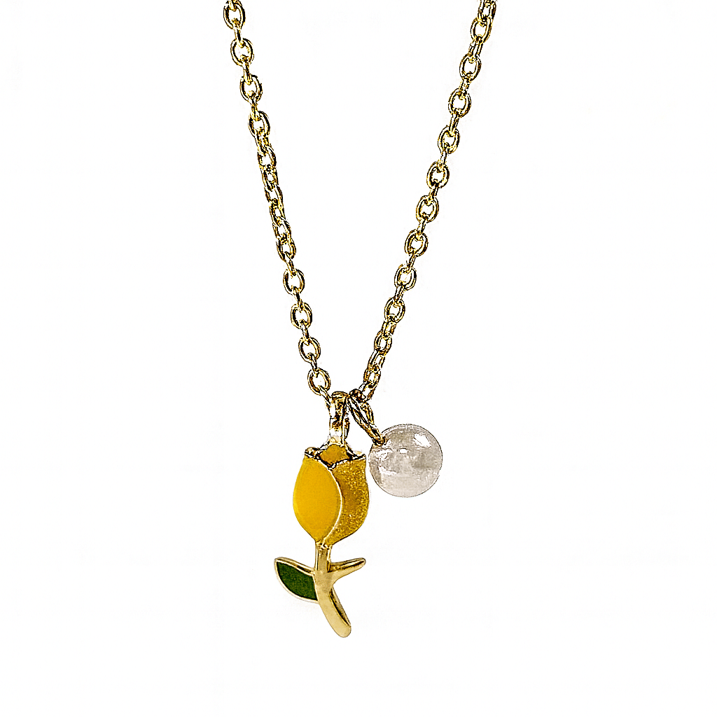     			draky jewels Yellow Pendant ( Pack of 1 )