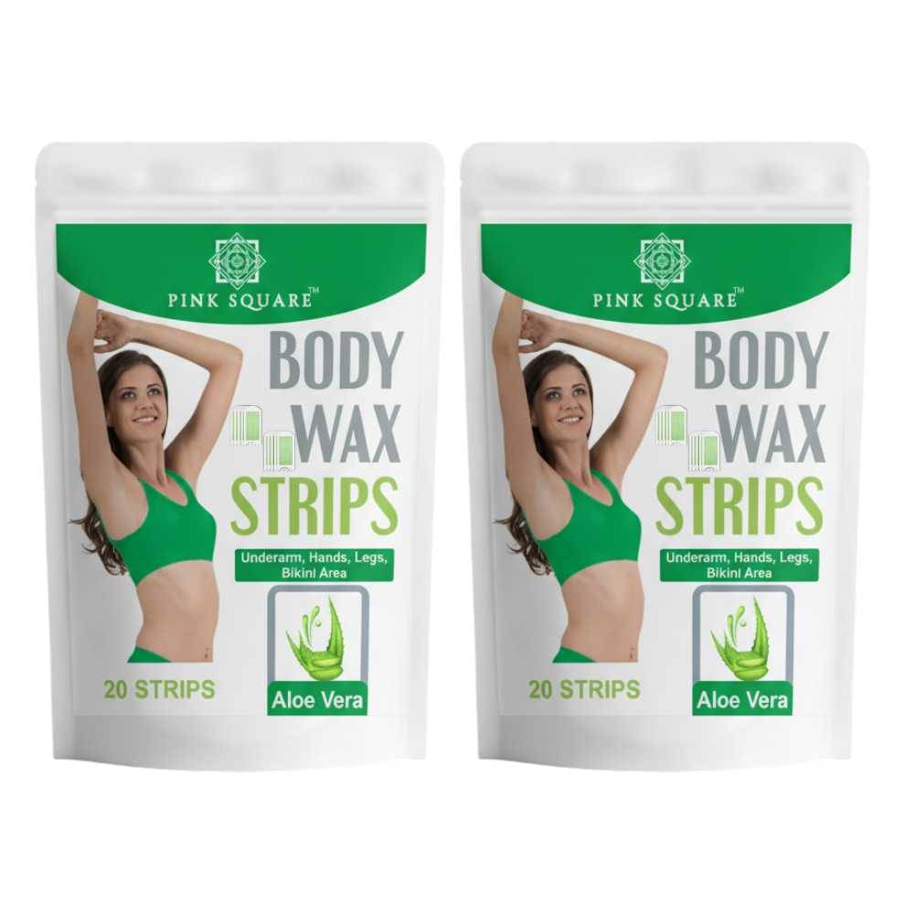     			pink square Wax Strips Waxing Kit 38 g