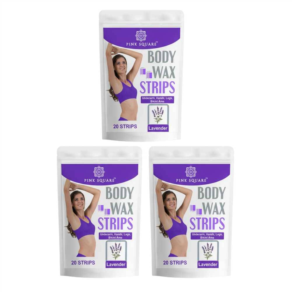     			pink square Wax Strips Waxing Kit 38 g
