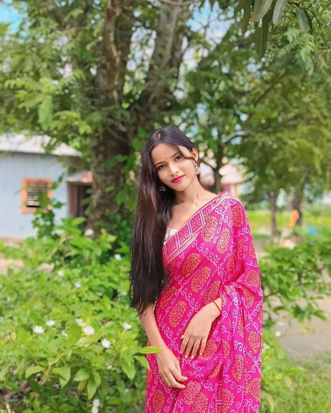 ANAND SAREES Georgette Printed Ilkal Saree With Unstitched Blouse Piece ( Pink ) ANAND SAREES Georgette Printed Ilkal Saree With Unstitched Blouse Piece ( Pink )