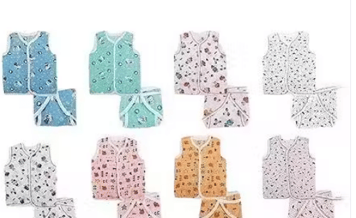     			Adore Stuff Pack of 8 Unisex Cotton Blend T-Shirt & Shorts Set ( Multicolor )
