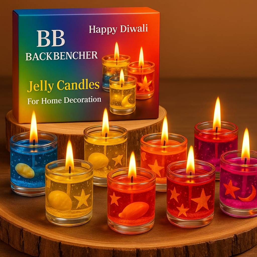 BB BACKBENCHERS Multicolor Wax Tea Light Candle 4 cm ( Pack of 6 ) BB BACKBENCHERS Multicolor Wax Tea Light Candle 4 cm ( Pack of 6 )